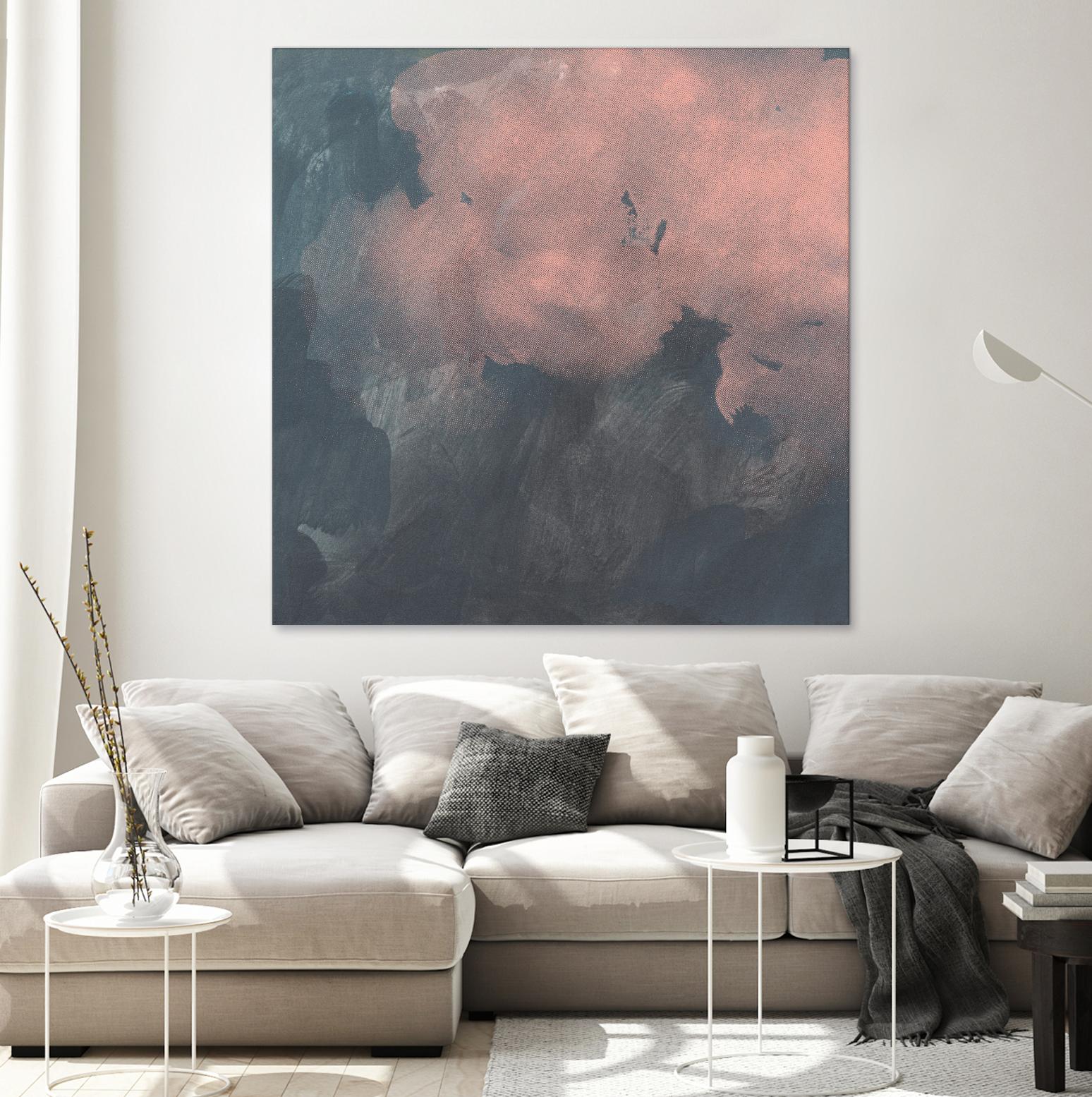Sunset Aura II by Jacob Green on GIANT ART - pink abstract abstract