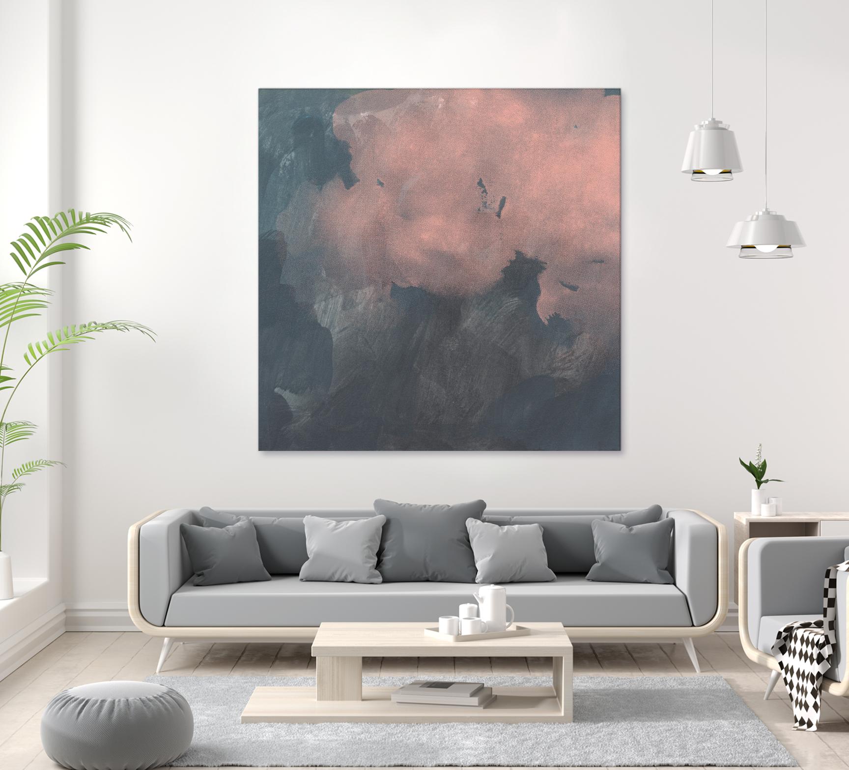 Sunset Aura II by Jacob Green on GIANT ART - pink abstract abstract