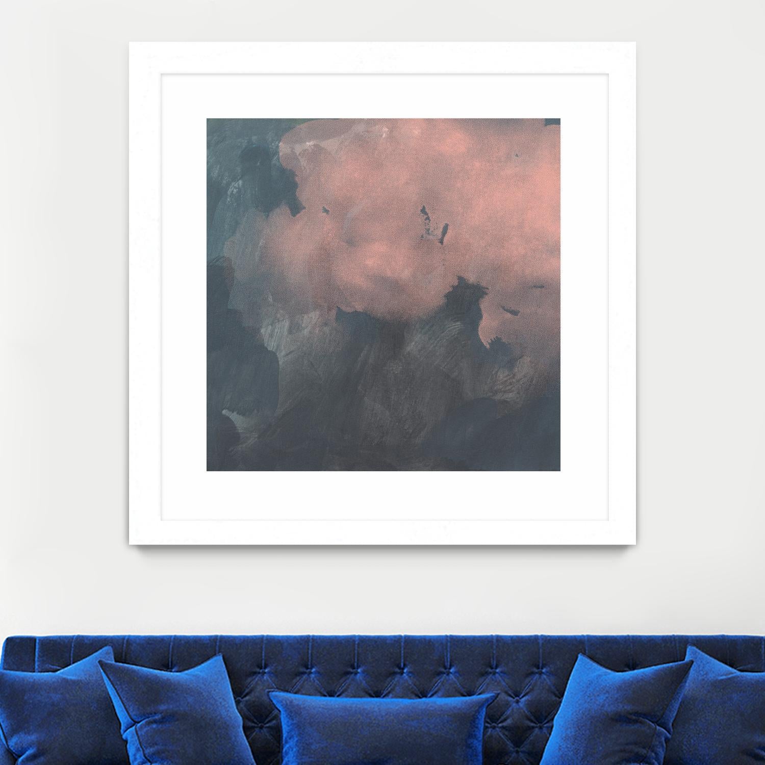 Sunset Aura II by Jacob Green on GIANT ART - pink abstract abstract