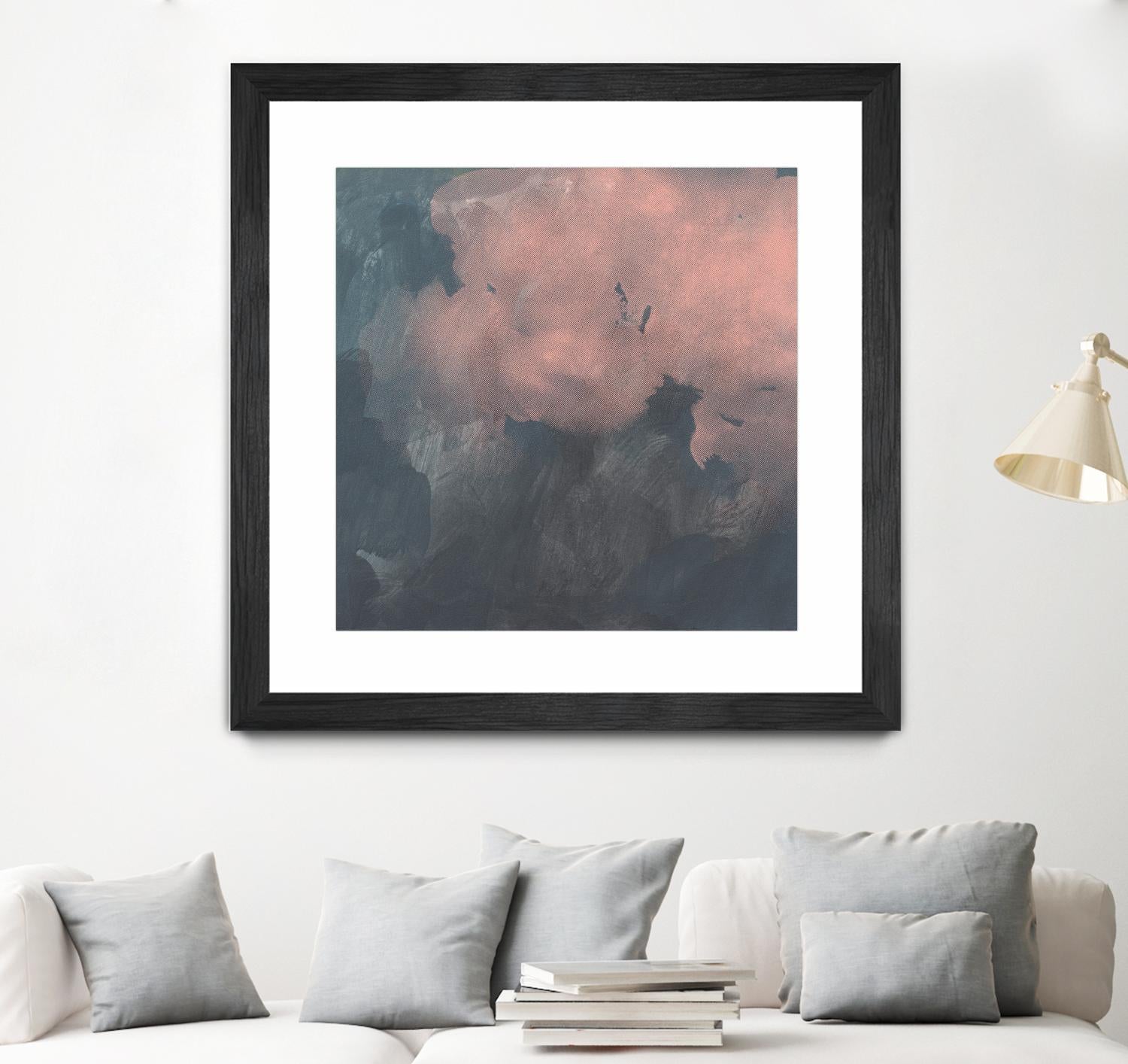Sunset Aura II by Jacob Green on GIANT ART - pink abstract abstract