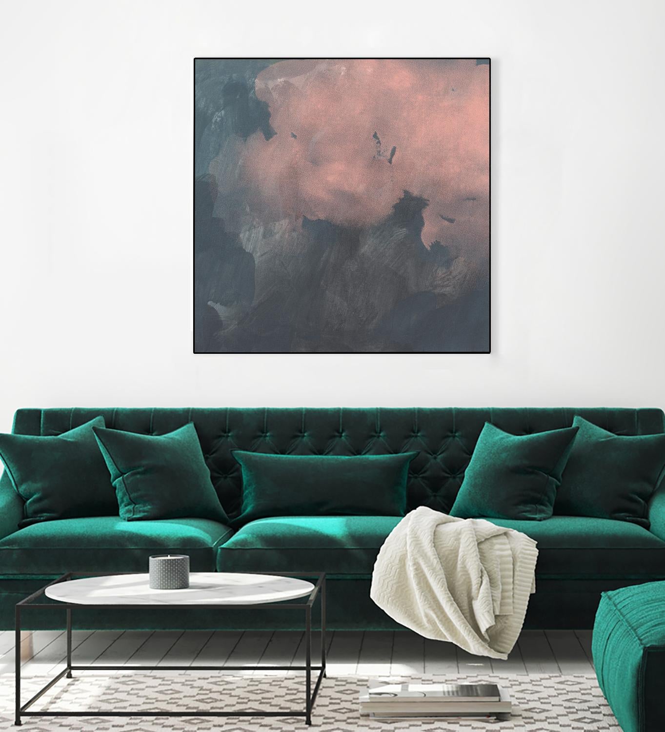 Sunset Aura II by Jacob Green on GIANT ART - pink abstract abstract