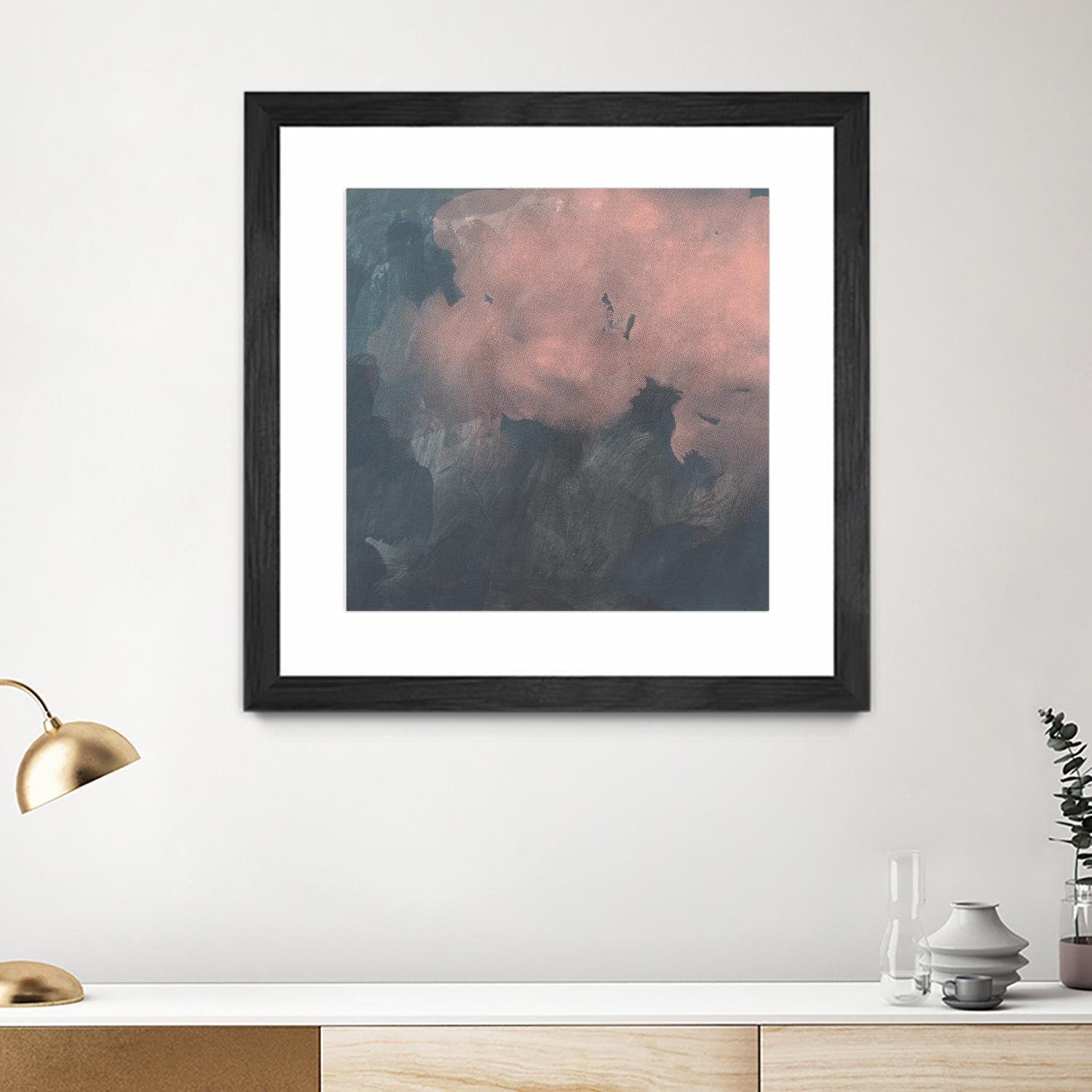 Sunset Aura II by Jacob Green on GIANT ART - pink abstract abstract
