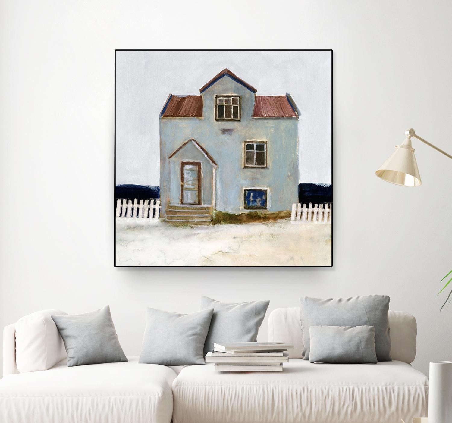 Beach Hut III by Stellar Design Studio on GIANT ART - beige coastal & tropical accommodations