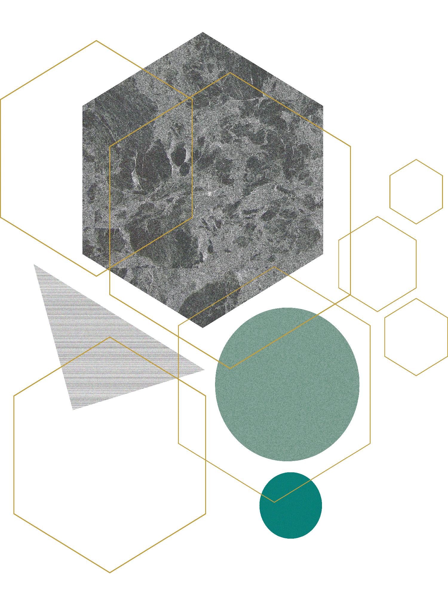 Marbled Deco II by Sabrina Balbuena on GIANT ART - grey abstract abstract