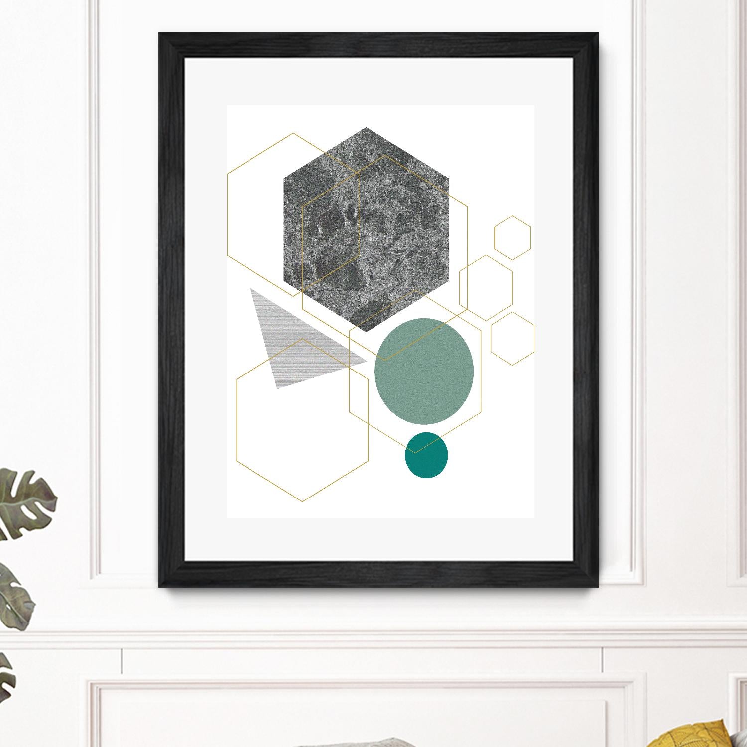 Marbled Deco II by Sabrina Balbuena on GIANT ART - grey abstract abstract