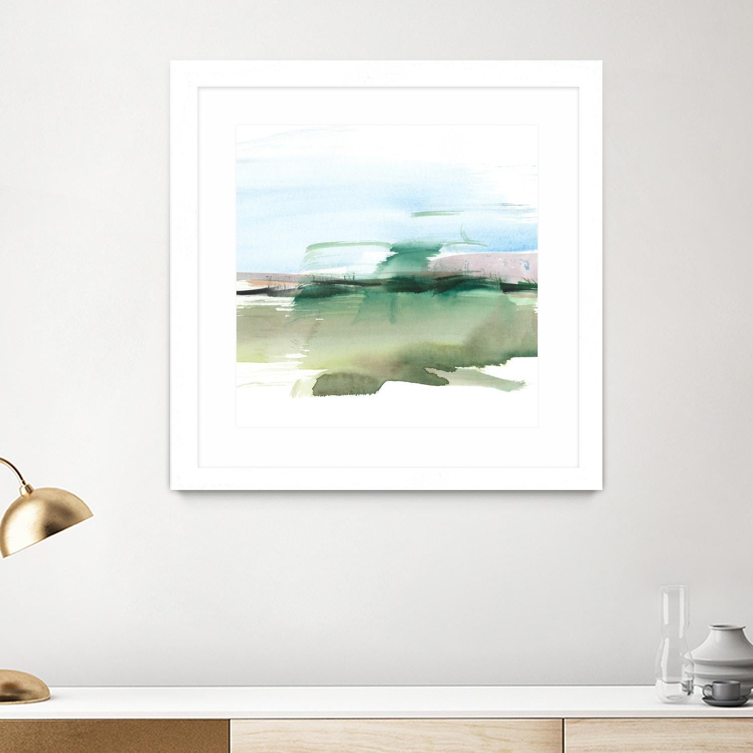 Abstract Wetland II by Ethan Harper on GIANT ART - green abstract abstract