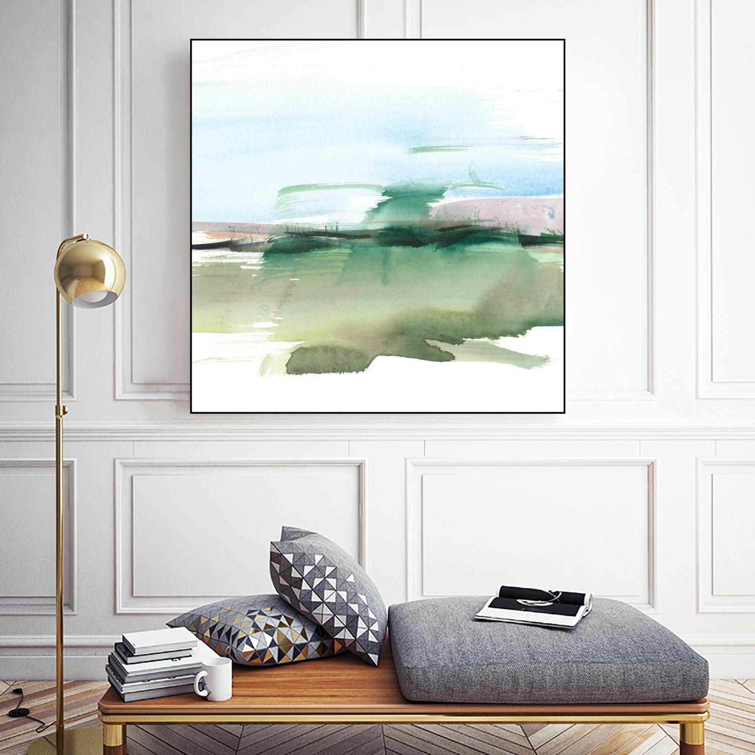 Abstract Wetland II by Ethan Harper on GIANT ART - green abstract abstract