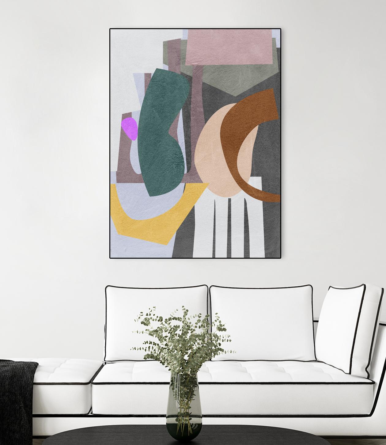 City Shades II by Melissa Wang on GIANT ART - green abstract abstract