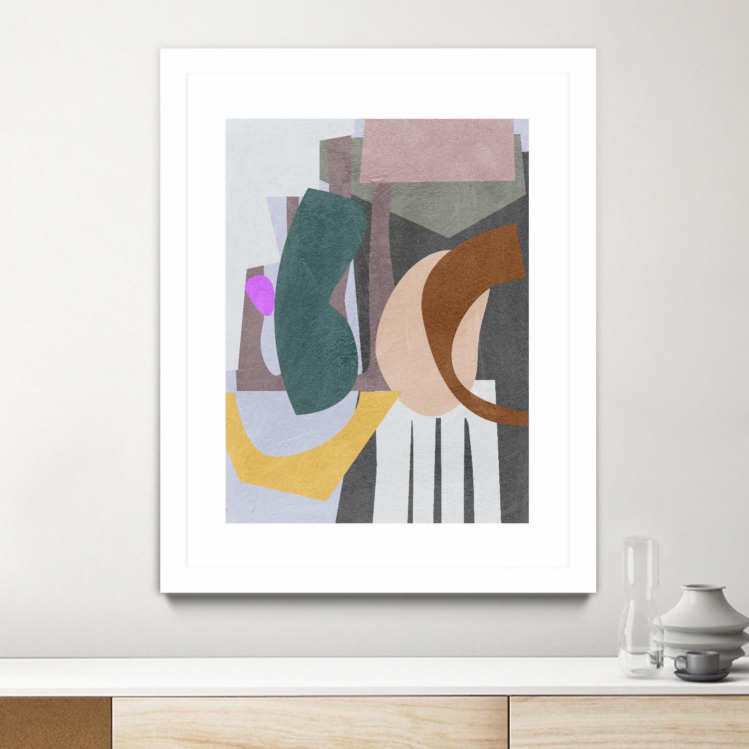City Shades II by Melissa Wang on GIANT ART - green abstract abstract