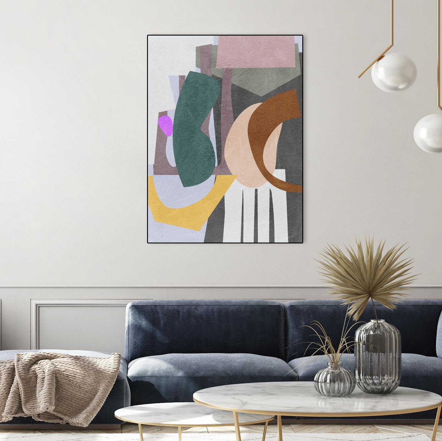 City Shades II by Melissa Wang on GIANT ART - green abstract abstract