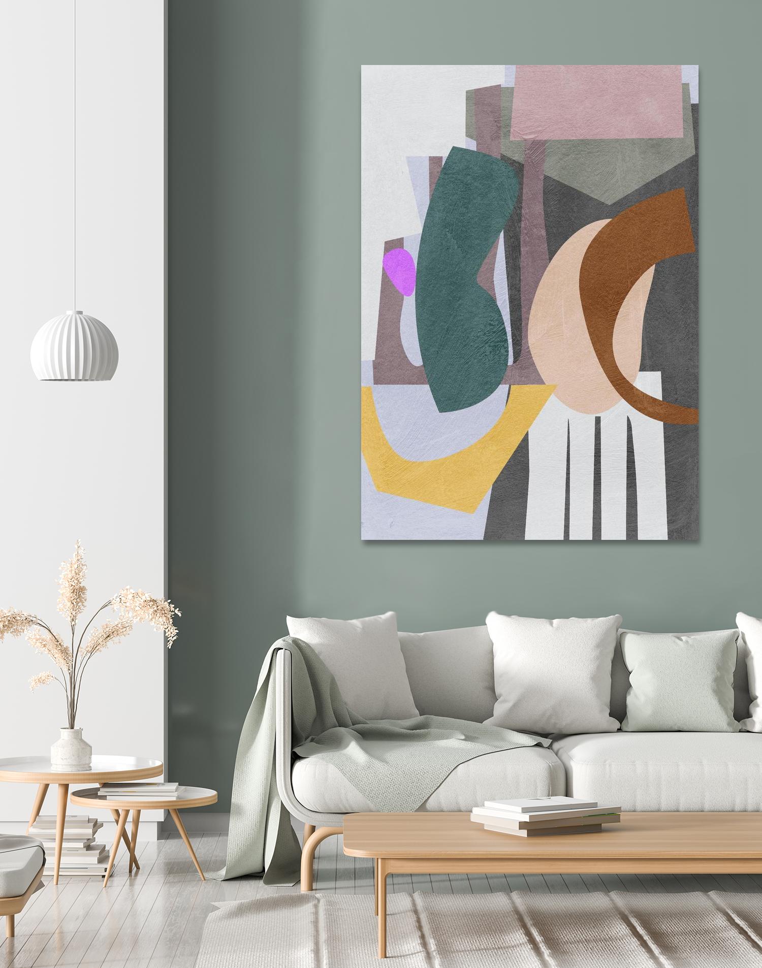 City Shades II by Melissa Wang on GIANT ART - green abstract abstract