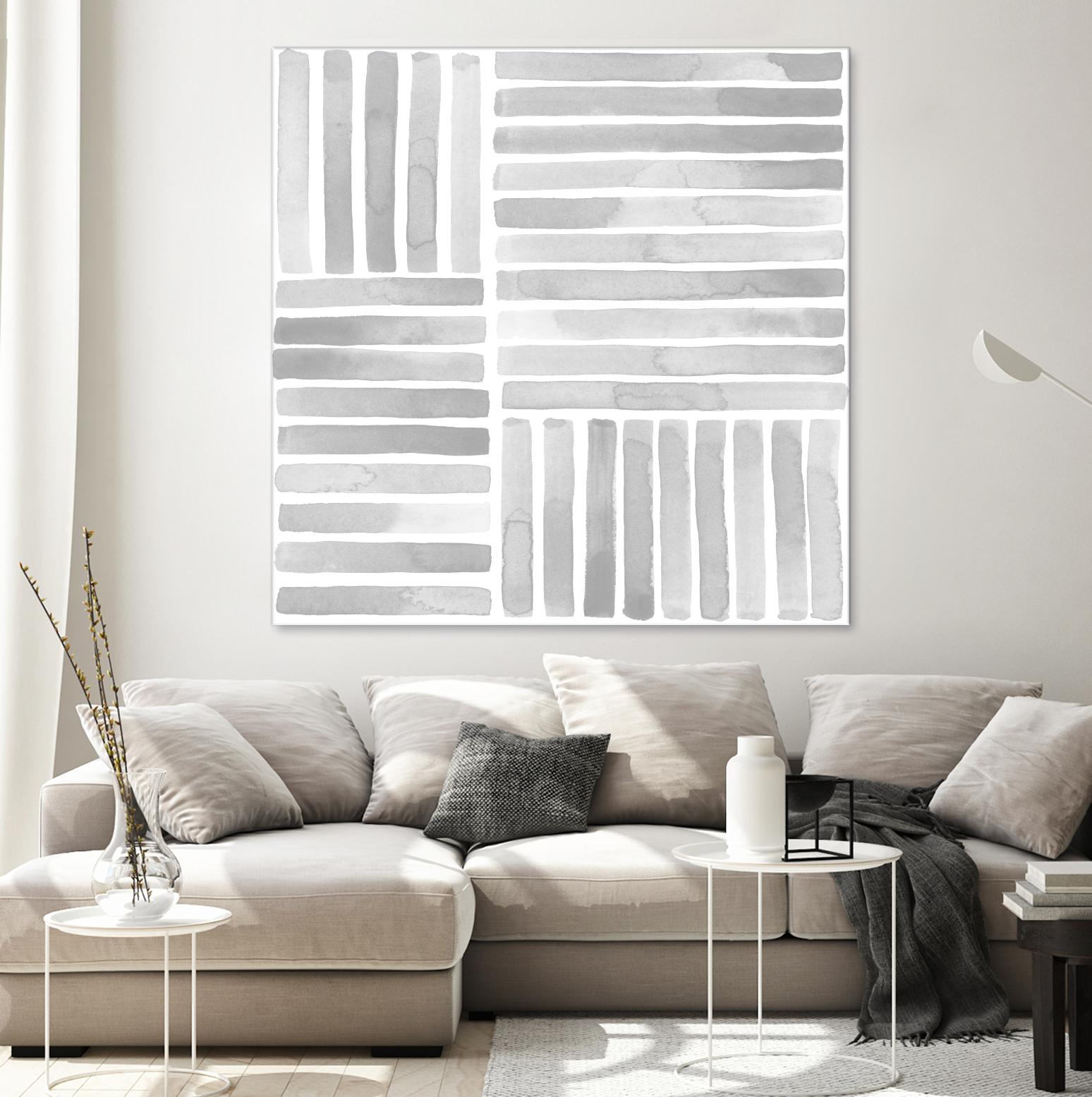 Muted Eccentricities I by Grace Popp on GIANT ART - white abstract