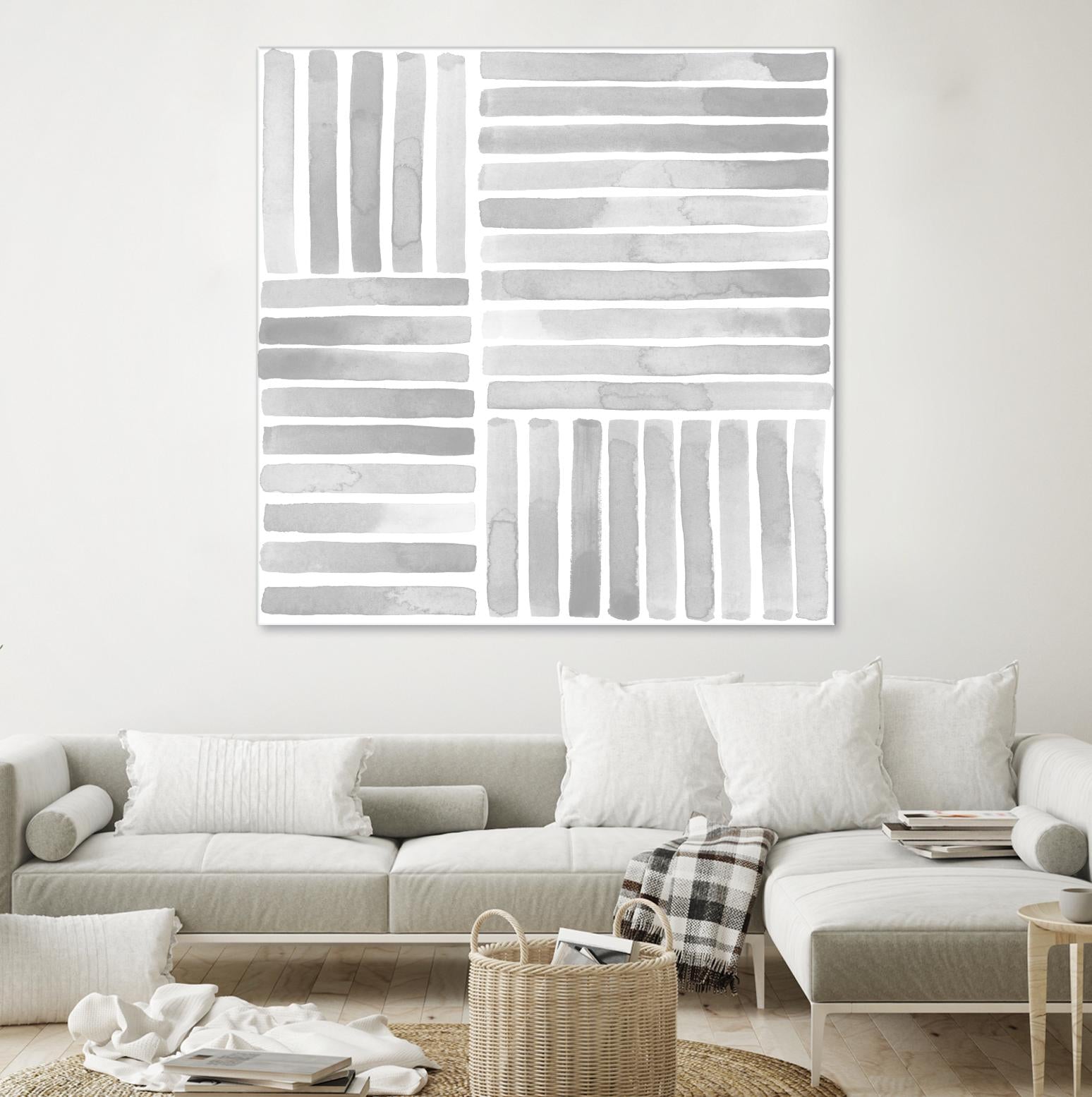 Muted Eccentricities I by Grace Popp on GIANT ART - white abstract