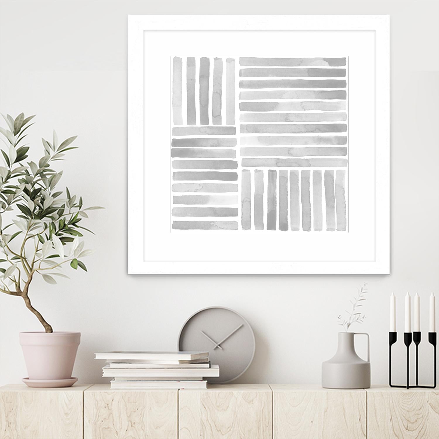 Muted Eccentricities I by Grace Popp on GIANT ART - white abstract