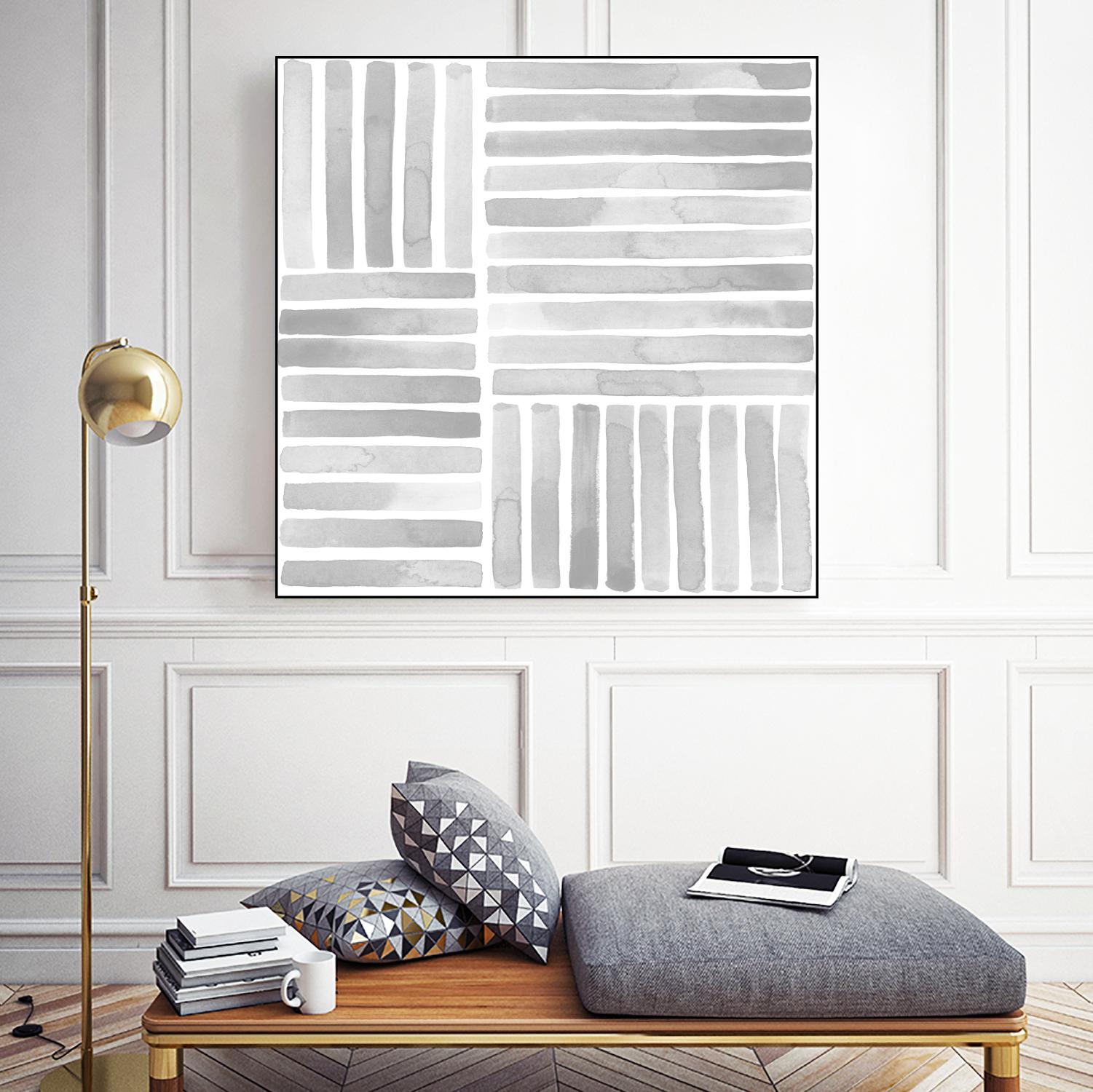 Muted Eccentricities I by Grace Popp on GIANT ART - white abstract