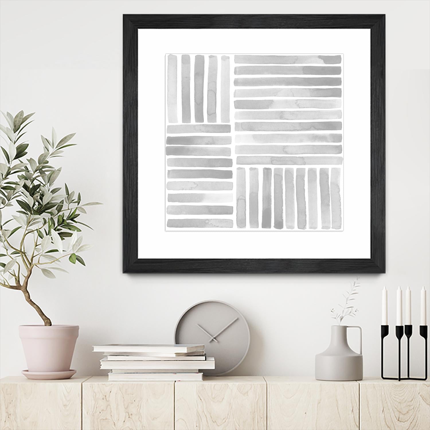 Muted Eccentricities I by Grace Popp on GIANT ART - white abstract