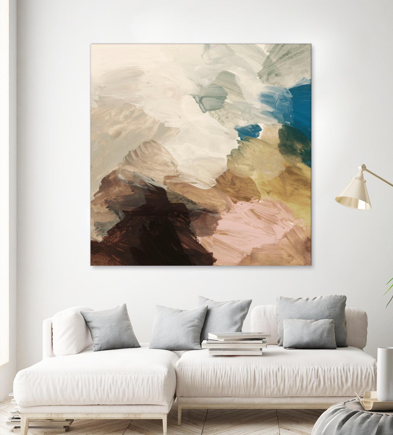 Color Meld I by Victoria Barnes on GIANT ART - pink abstract abstract