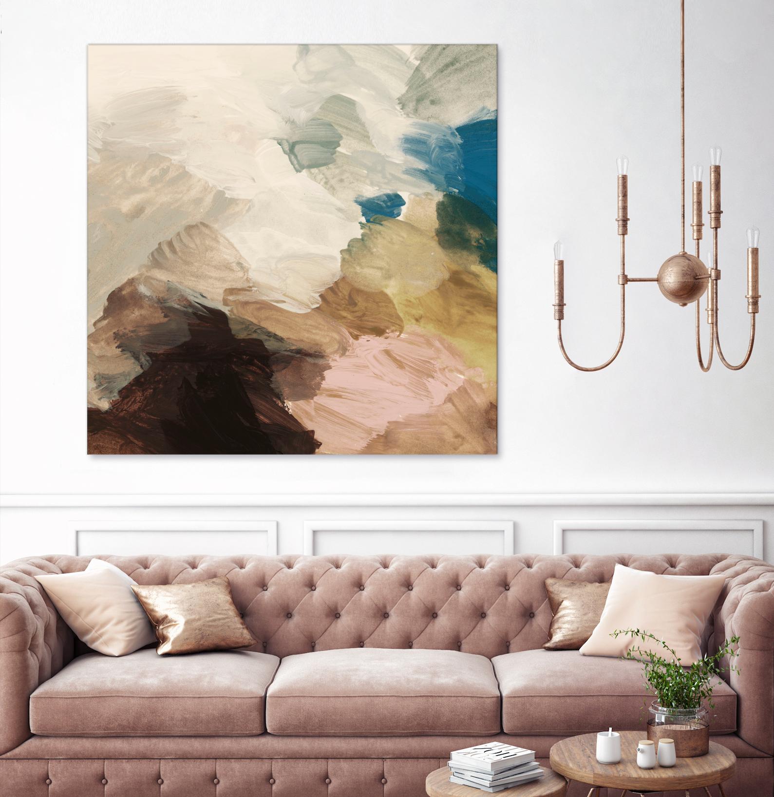 Color Meld I by Victoria Barnes on GIANT ART - pink abstract abstract