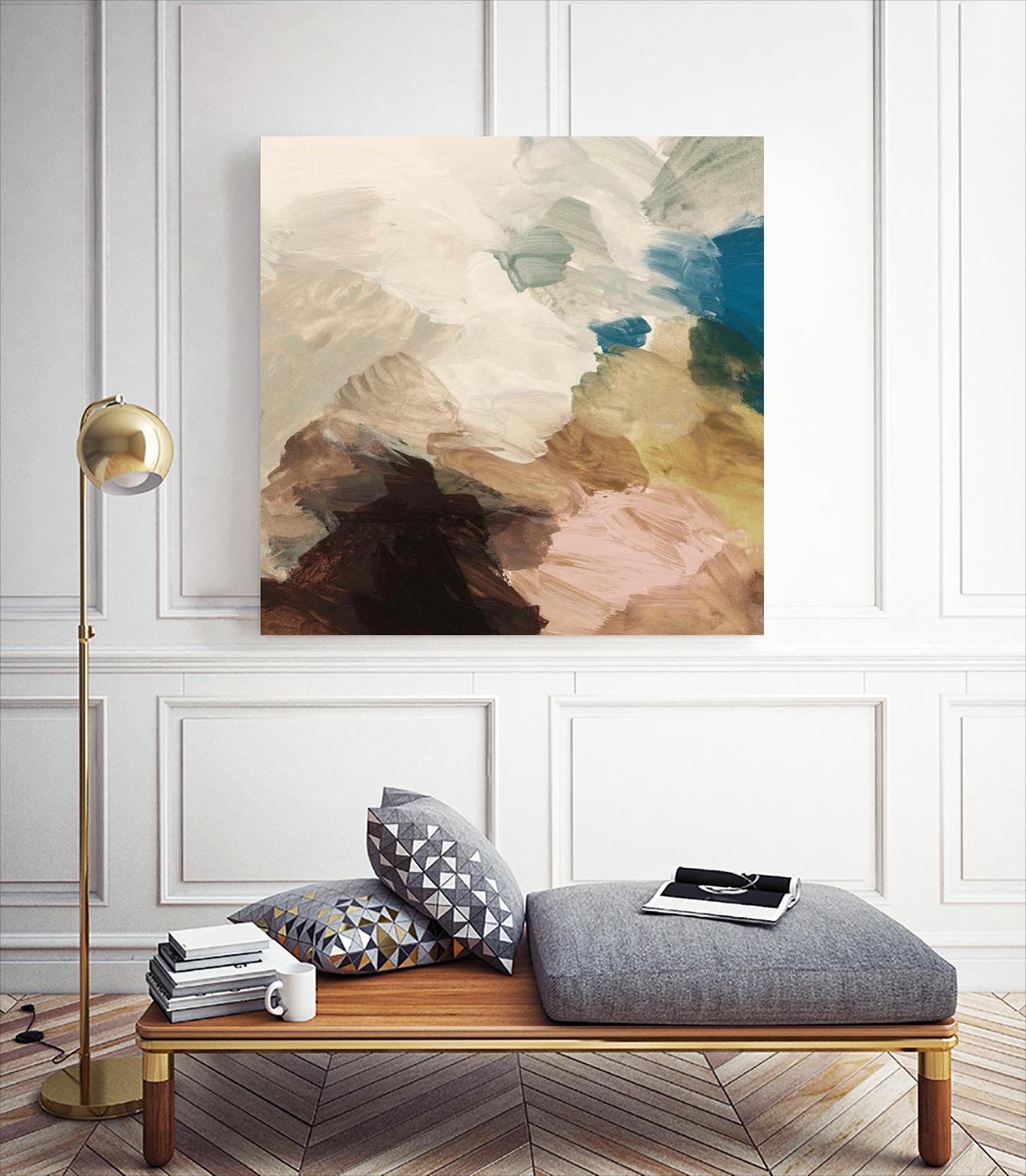 Color Meld I by Victoria Barnes on GIANT ART - pink abstract abstract