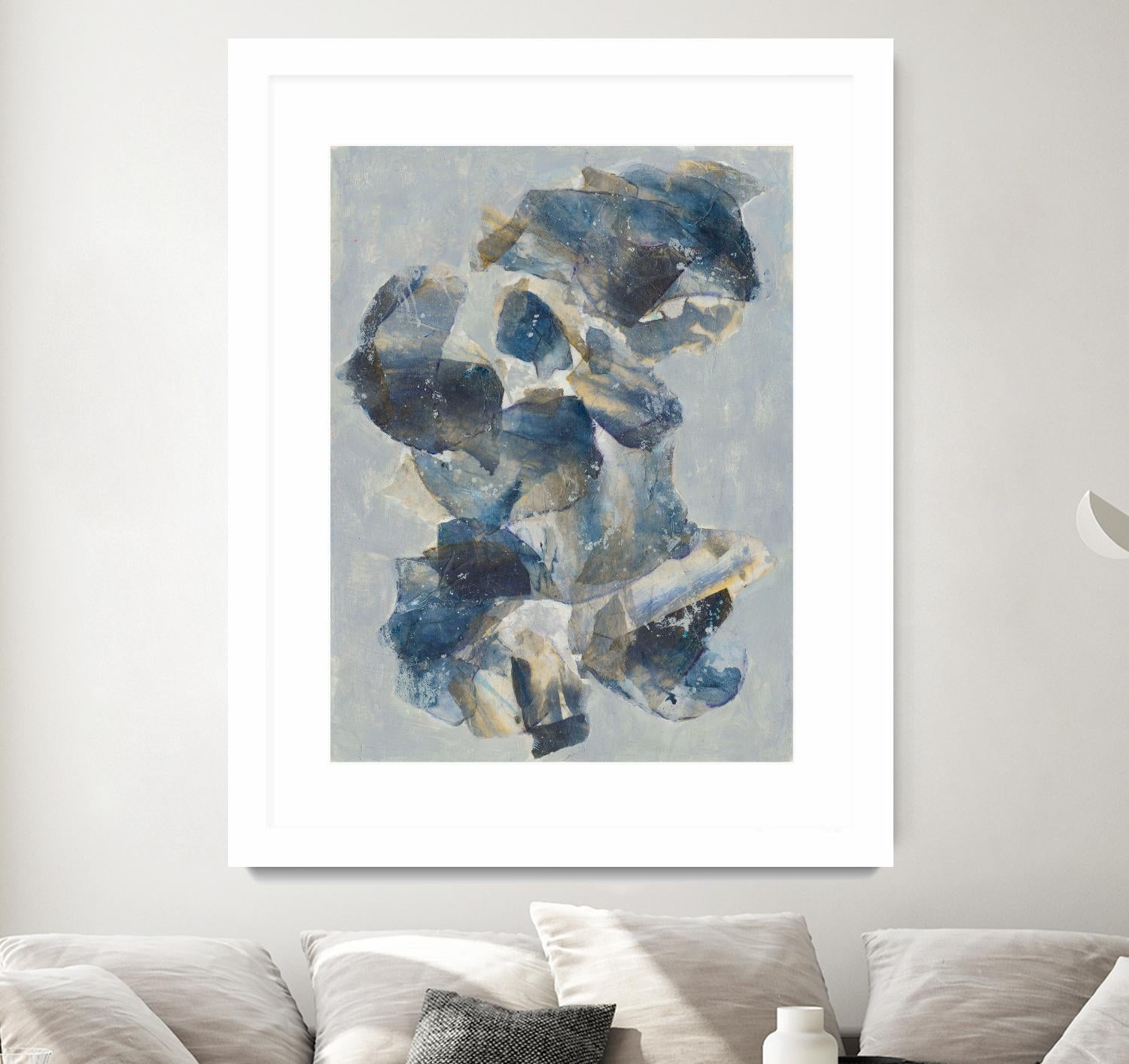 Crystal & Stone I by Joyce Combs on GIANT ART - beige abstract abstract
