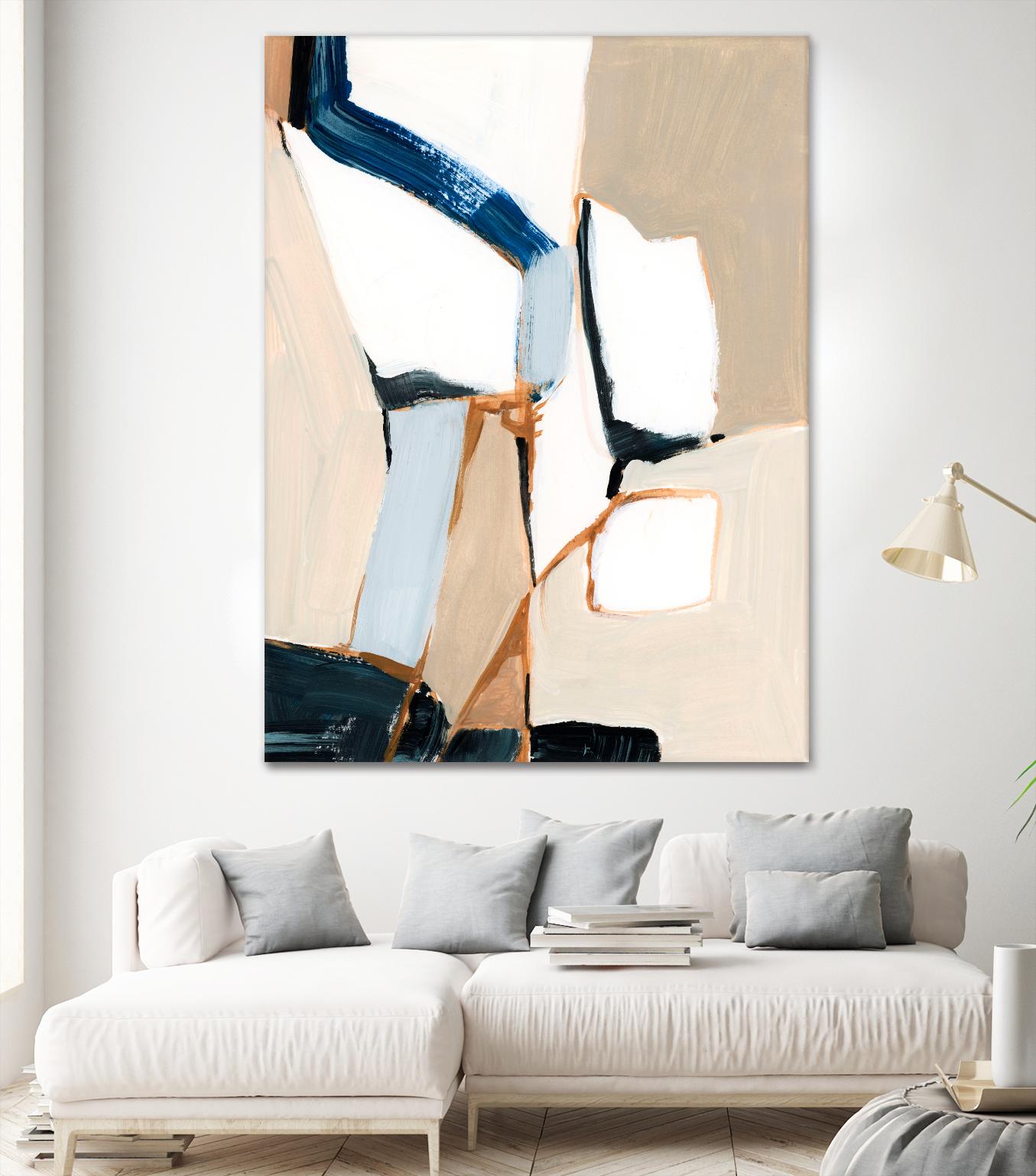 Diagramme I by Victoria Barnes on GIANT ART - beige abstract abstract