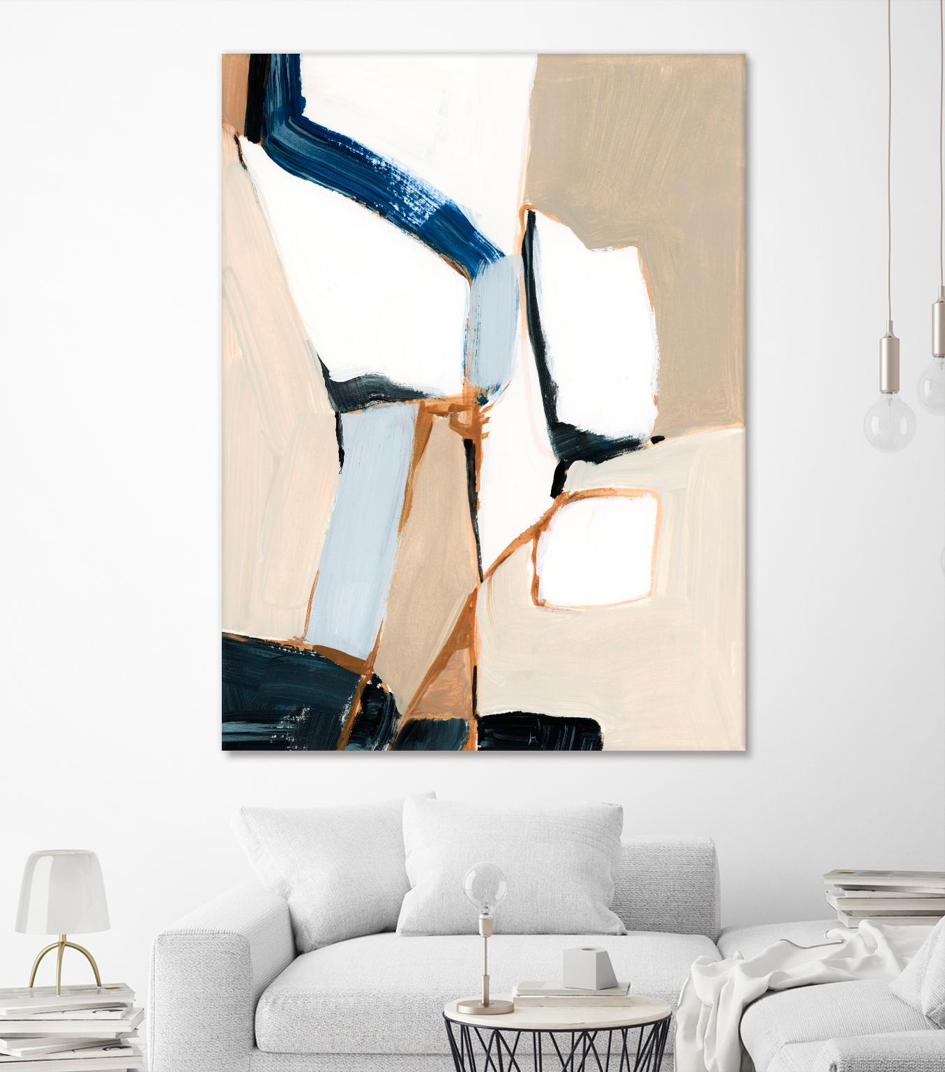 Diagramme I by Victoria Barnes on GIANT ART - beige abstract abstract