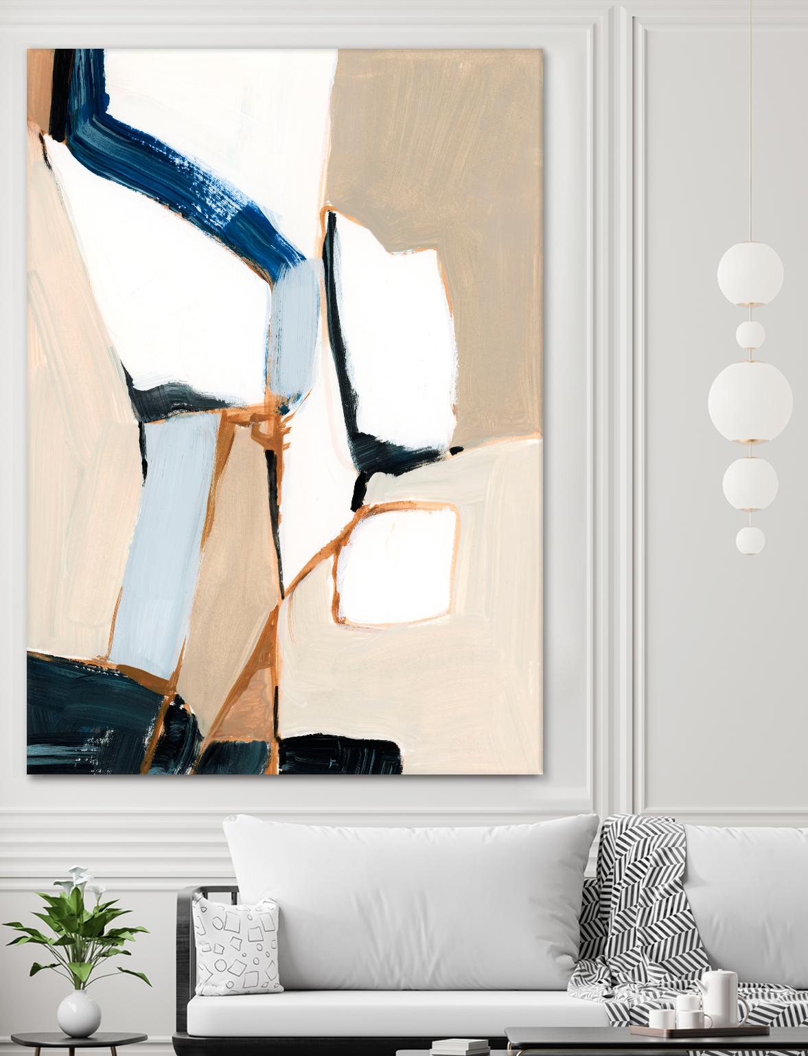 Diagramme I by Victoria Barnes on GIANT ART - beige abstract abstract