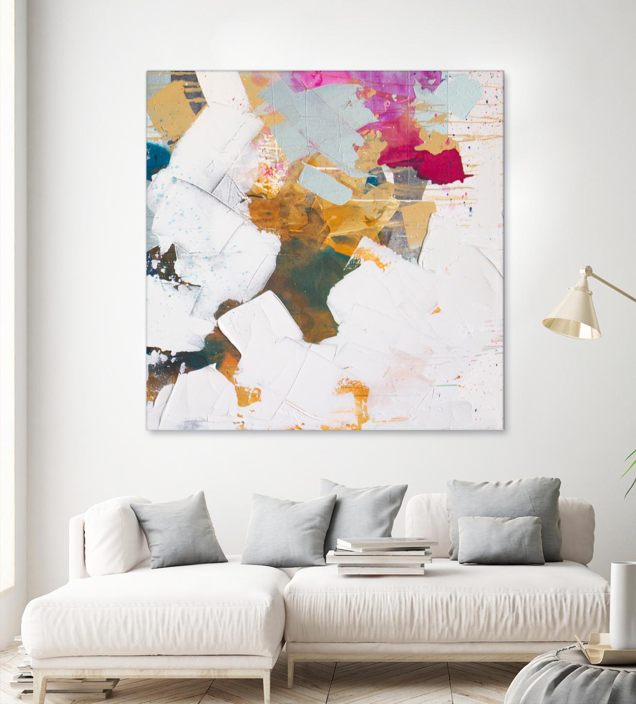 i see you diptych II by Kent Youngstrom on GIANT ART - gold abstract abstract