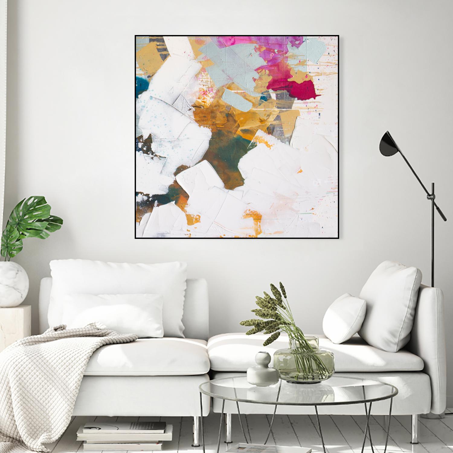 i see you diptych II by Kent Youngstrom on GIANT ART - gold abstract abstract