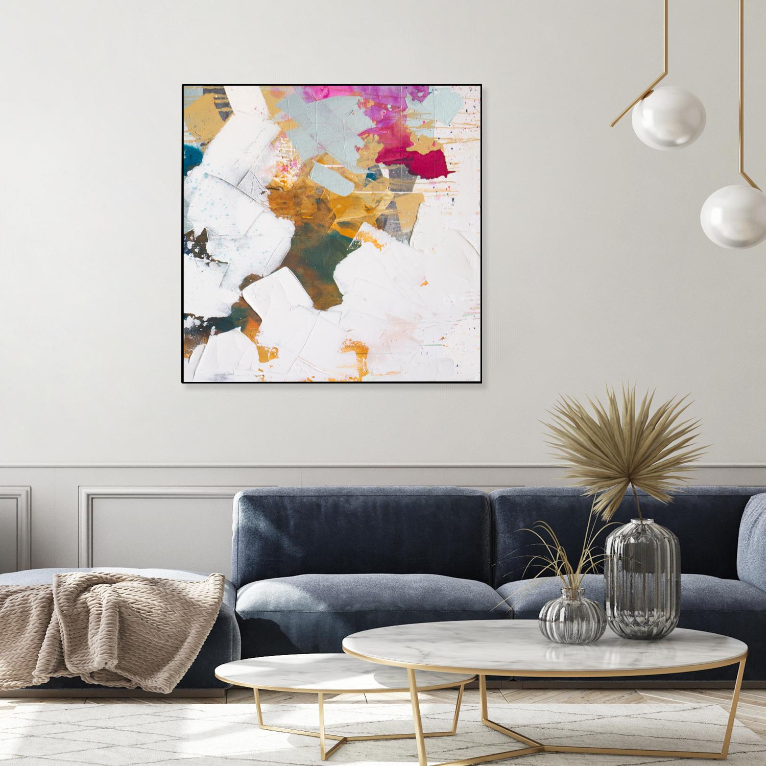 i see you diptych II by Kent Youngstrom on GIANT ART - gold abstract abstract