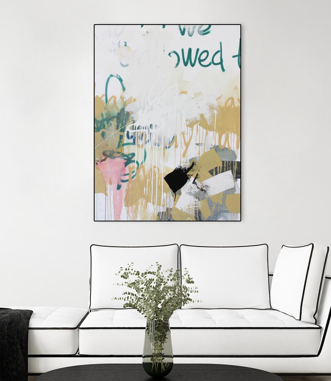 I'm Okay IV by Kent Youngstrom on GIANT ART - gold abstract abstract