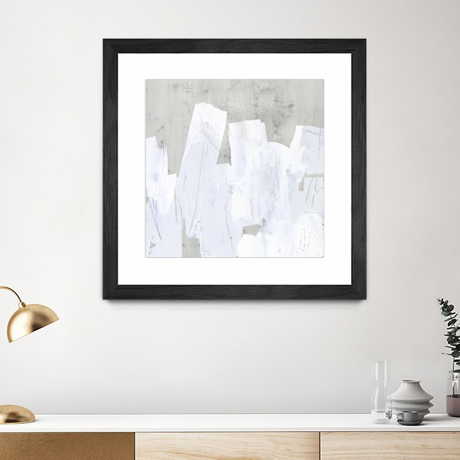 Ice Shield I by June Vess on GIANT ART - beige abstract abstract