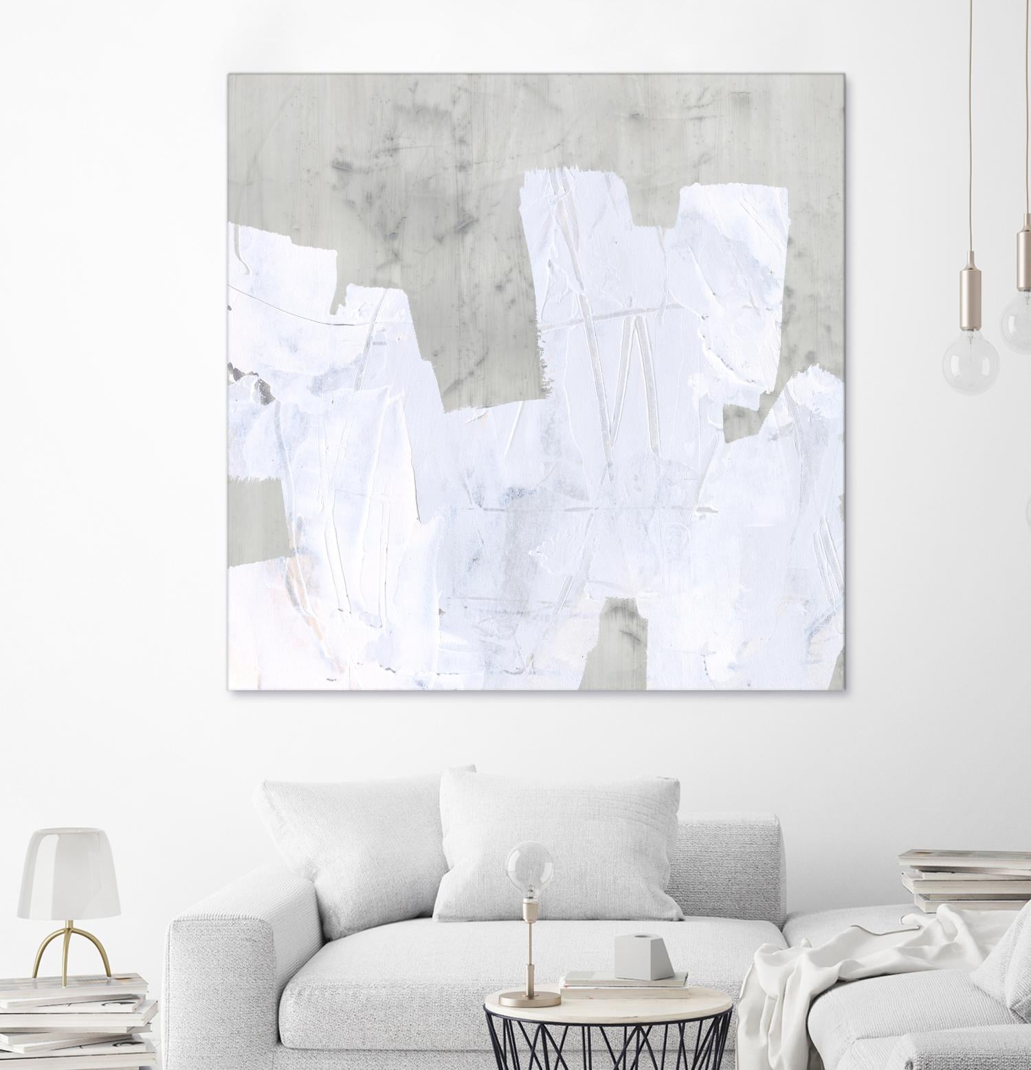 Ice Shield II by June Vess on GIANT ART - white abstract abstract