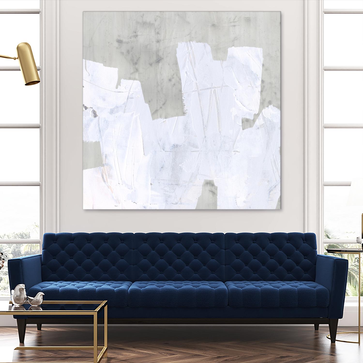 Ice Shield II by June Vess on GIANT ART - white abstract abstract