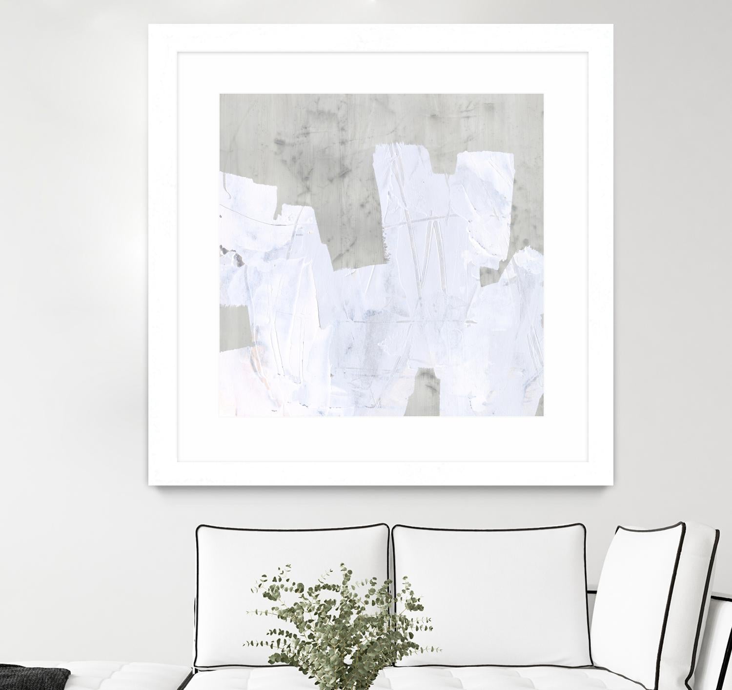 Ice Shield II by June Vess on GIANT ART - white abstract abstract