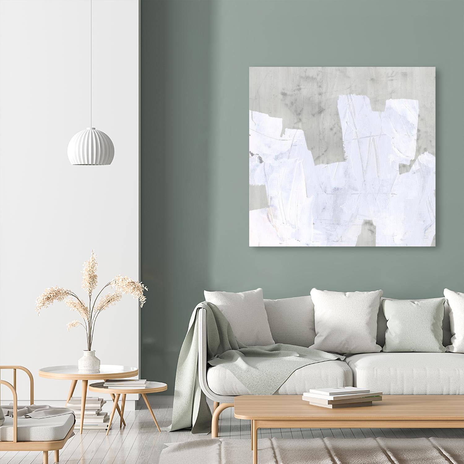 Ice Shield II by June Vess on GIANT ART - white abstract abstract