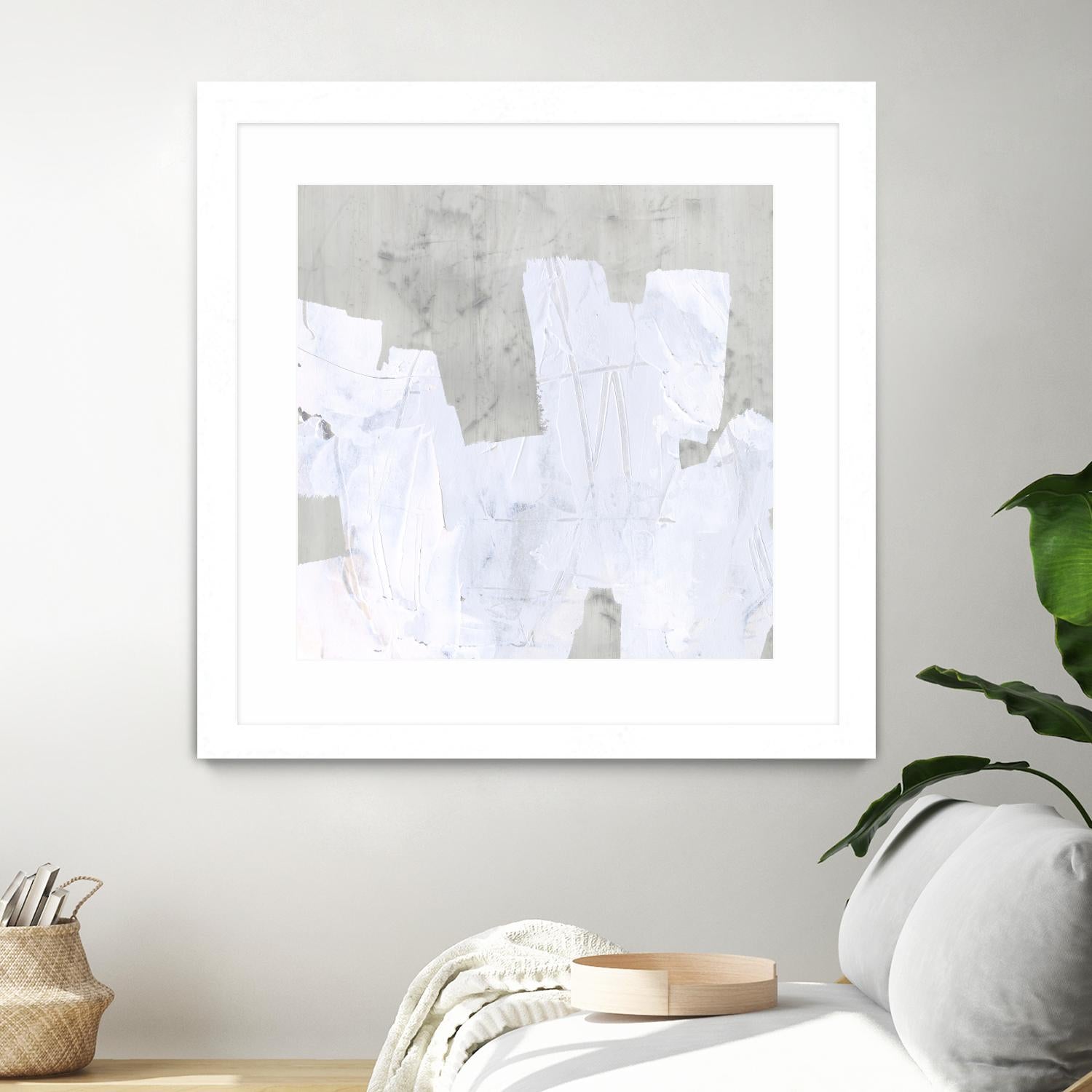 Ice Shield II by June Vess on GIANT ART - white abstract abstract