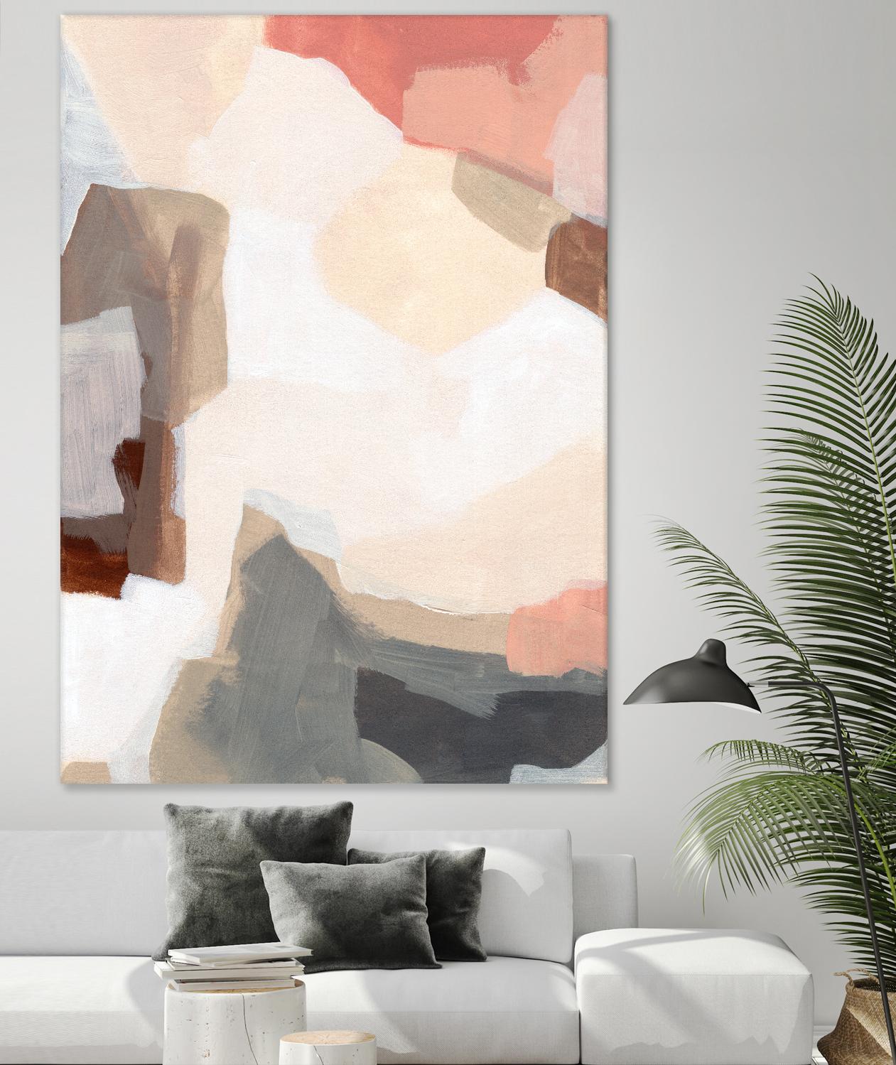 Mesa Prism I by June Vess on GIANT ART - pink abstract abstract