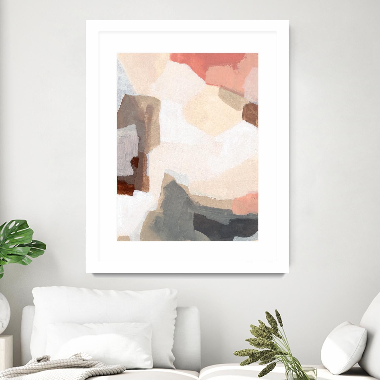 Mesa Prism I by June Vess on GIANT ART - pink abstract abstract