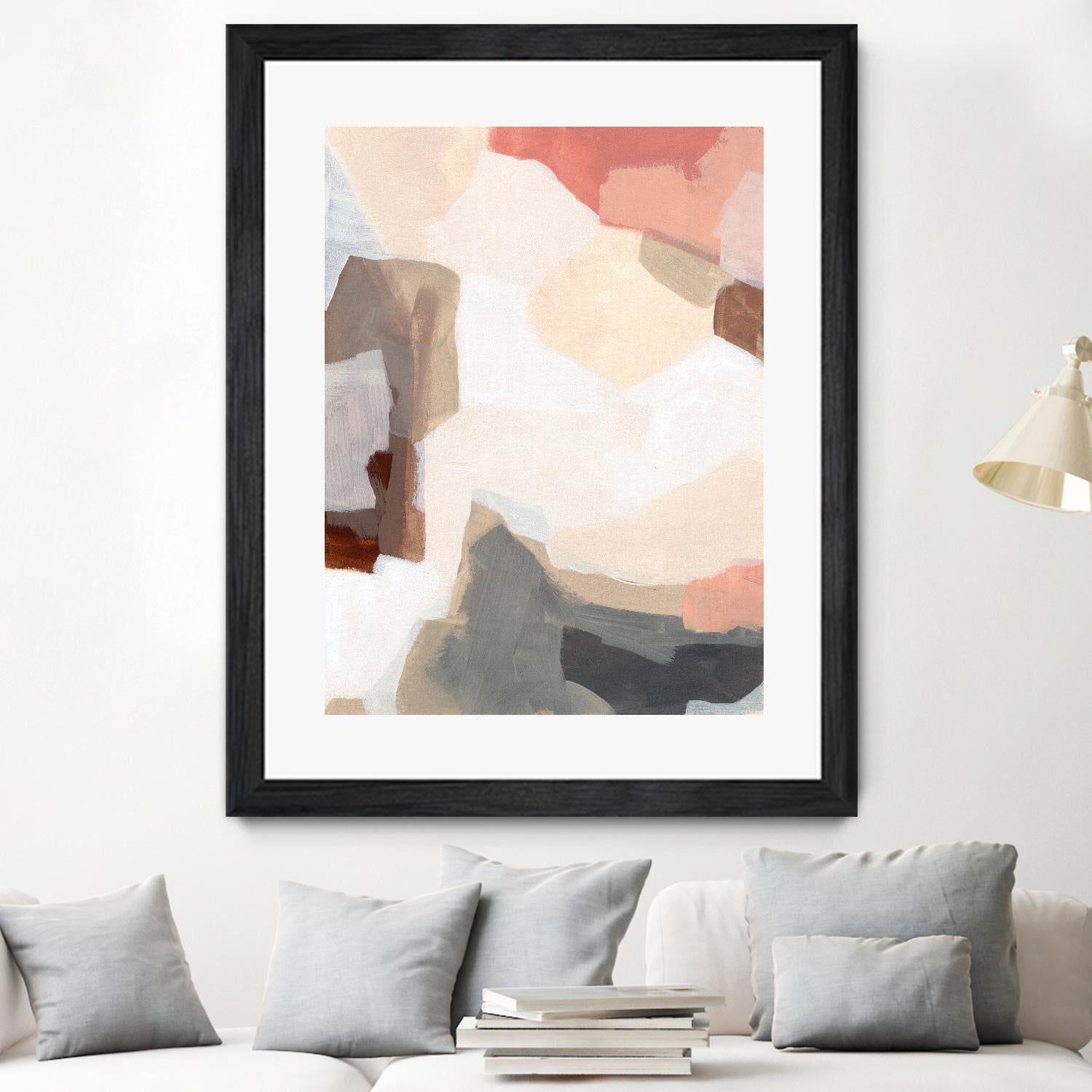Mesa Prism I by June Vess on GIANT ART - pink abstract abstract
