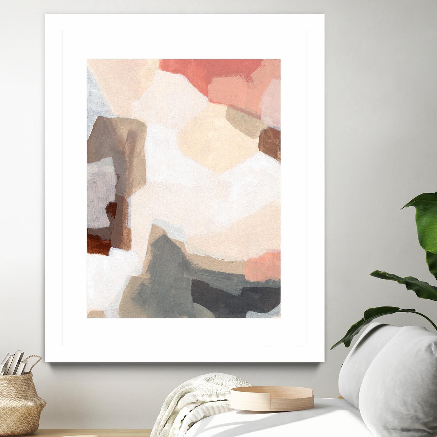 Mesa Prism I by June Vess on GIANT ART - pink abstract abstract