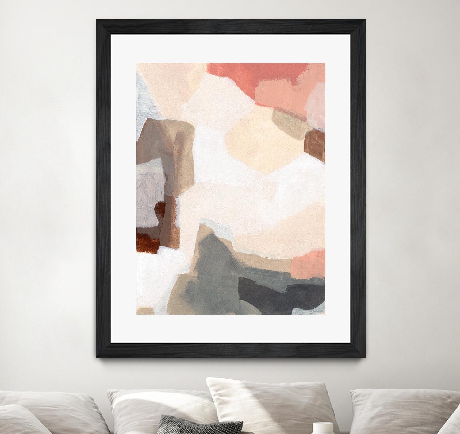 Mesa Prism I by June Vess on GIANT ART - pink abstract abstract