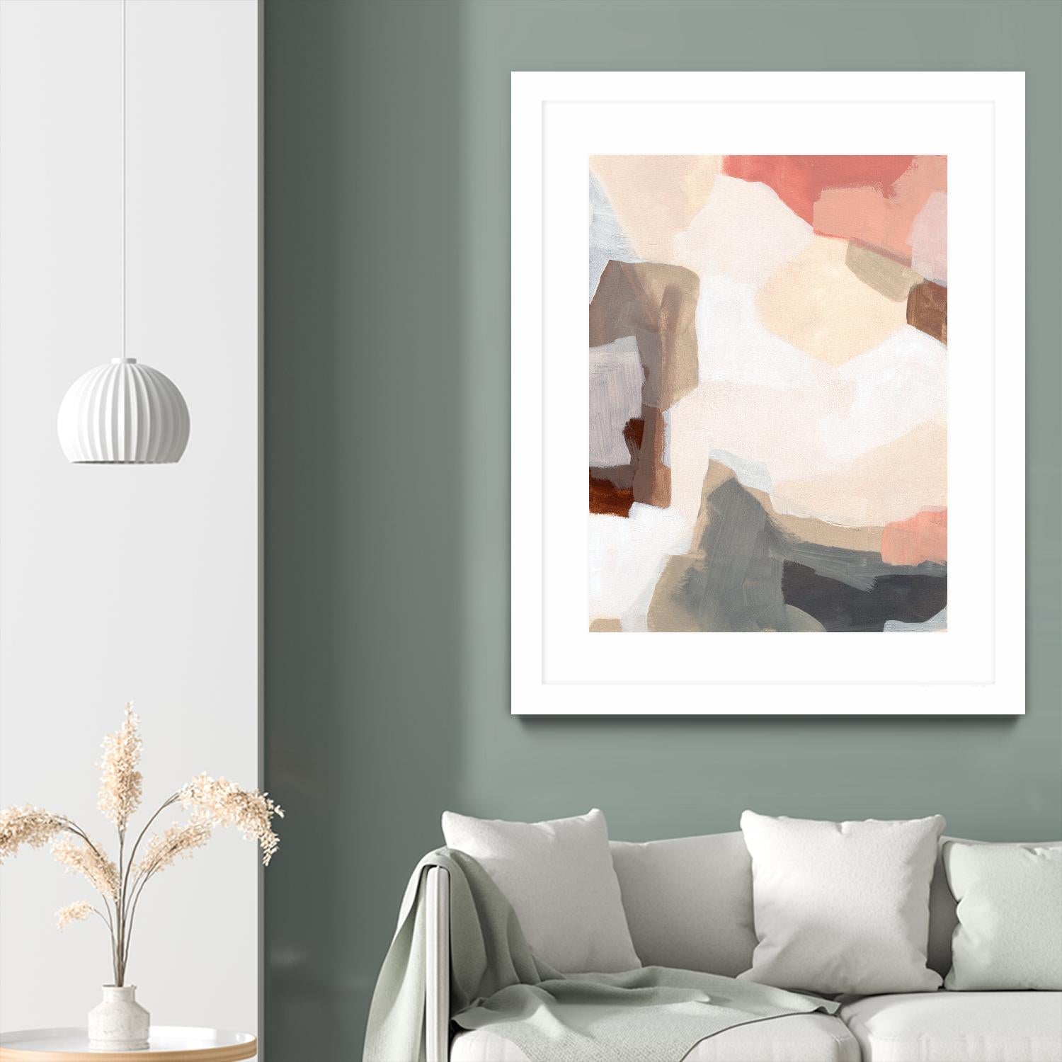 Mesa Prism I by June Vess on GIANT ART - pink abstract abstract