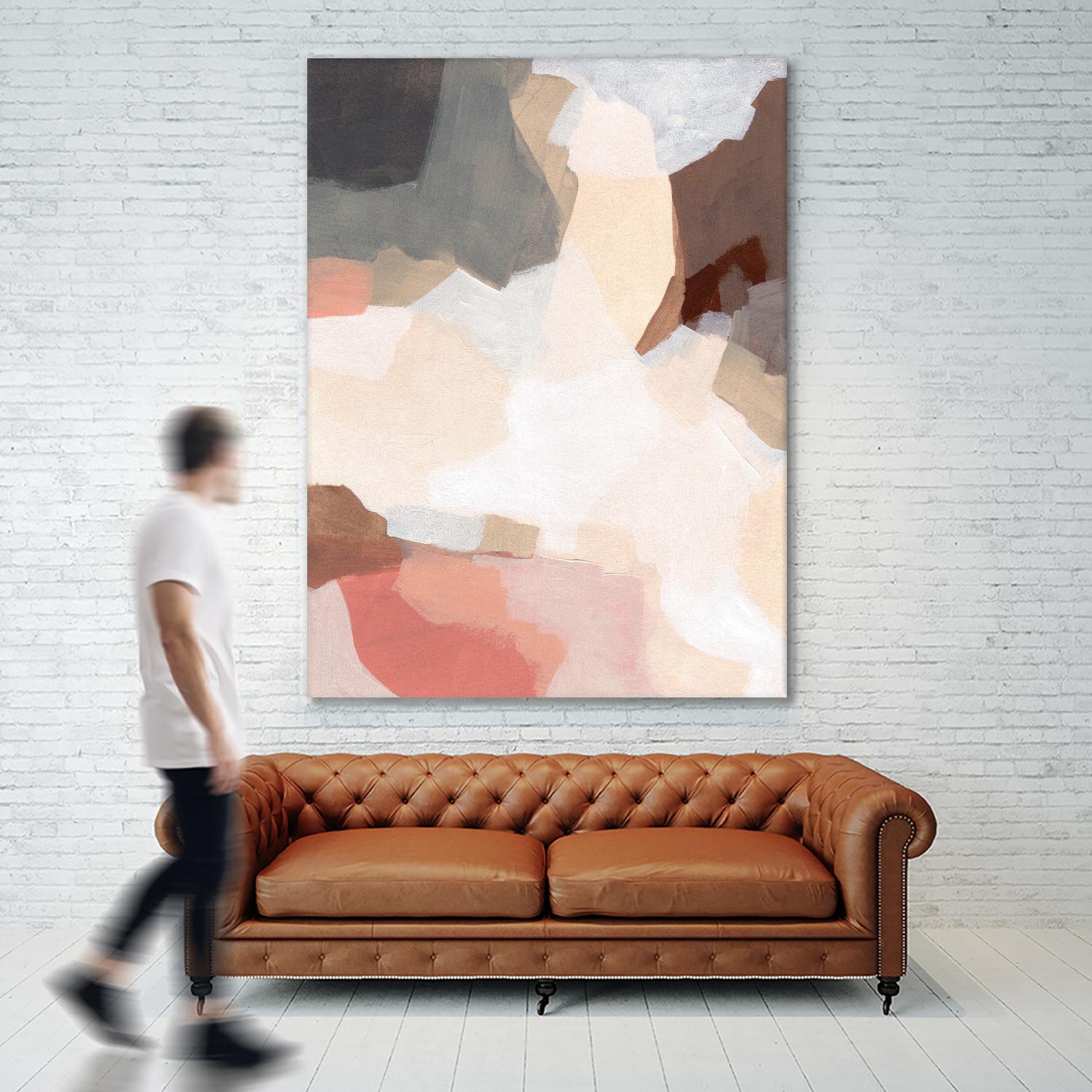 Mesa Prism II by June Vess on GIANT ART - beige abstract abstract