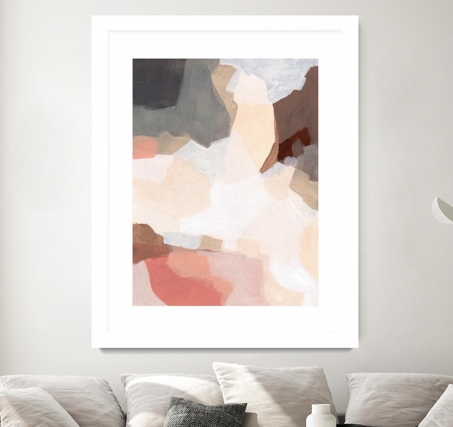 Mesa Prism II by June Vess on GIANT ART - beige abstract abstract