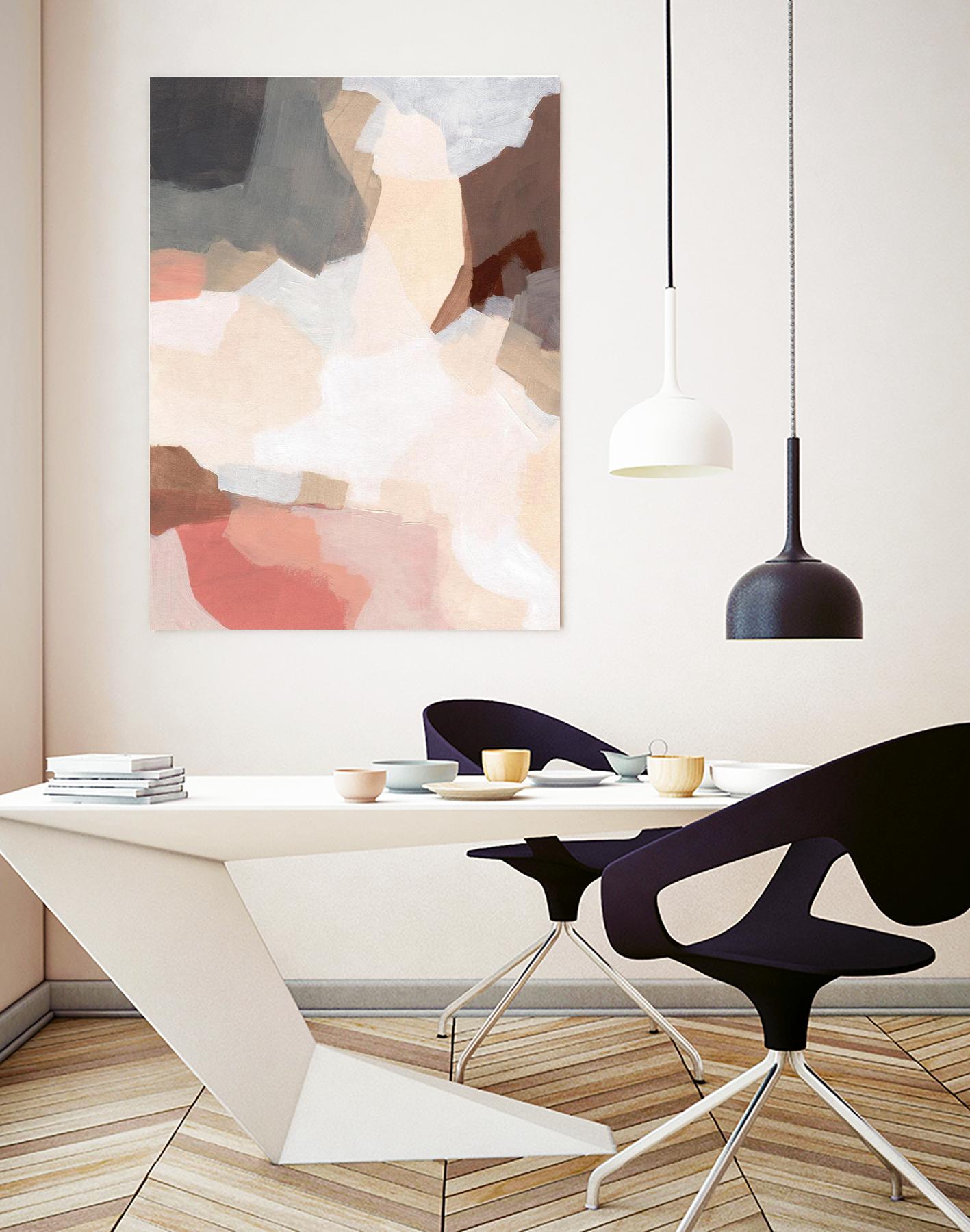 Mesa Prism II by June Vess on GIANT ART - beige abstract abstract