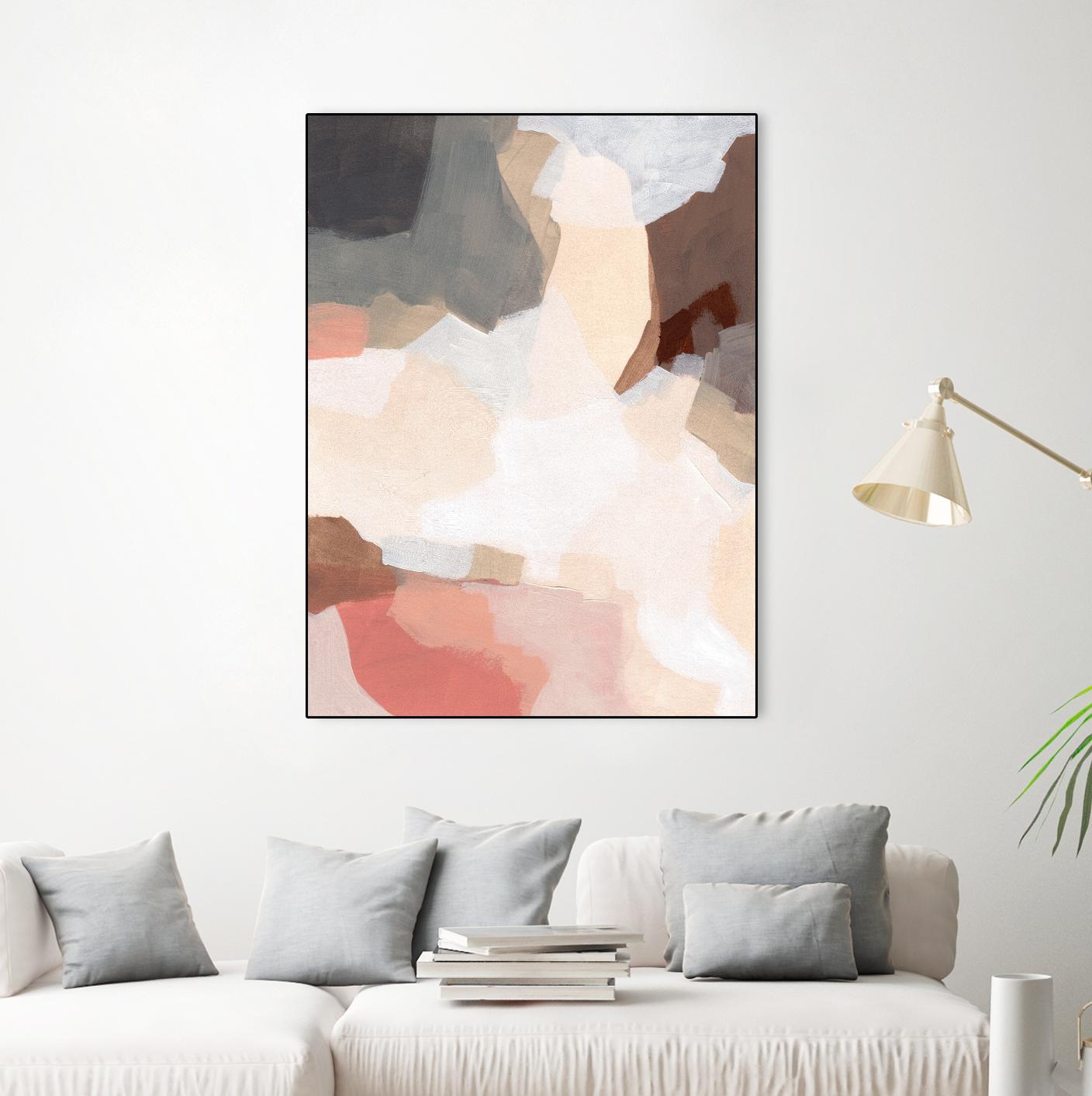 Mesa Prism II by June Vess on GIANT ART - beige abstract abstract