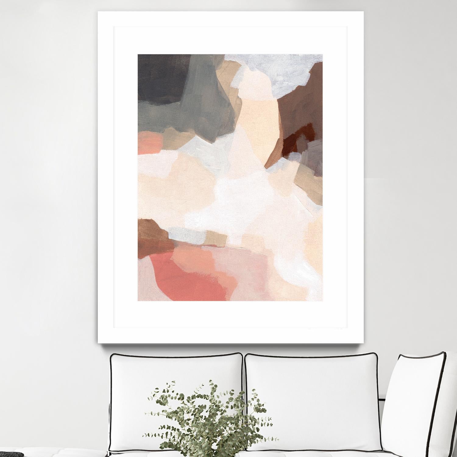 Mesa Prism II by June Vess on GIANT ART - beige abstract abstract