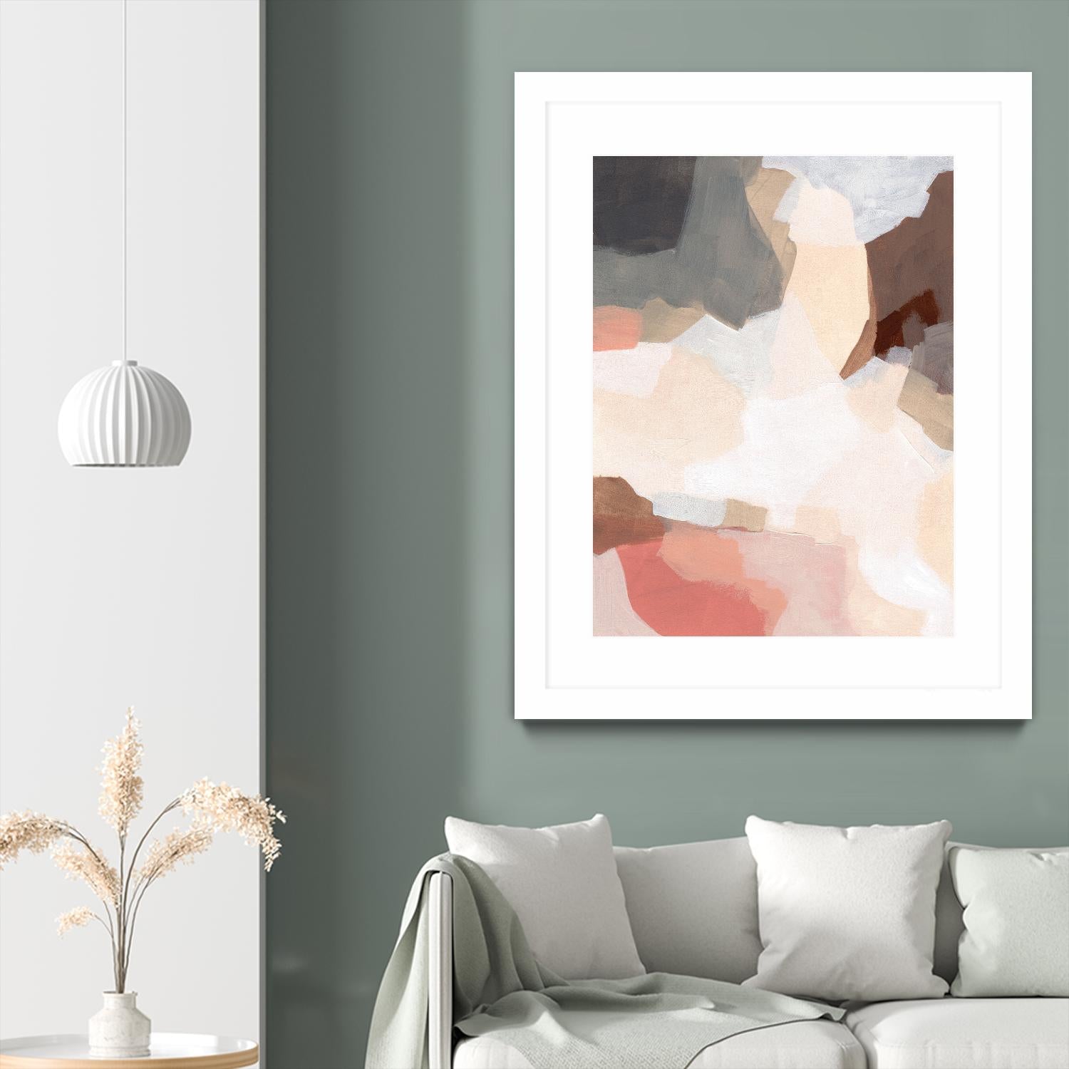 Mesa Prism II by June Vess on GIANT ART - beige abstract abstract