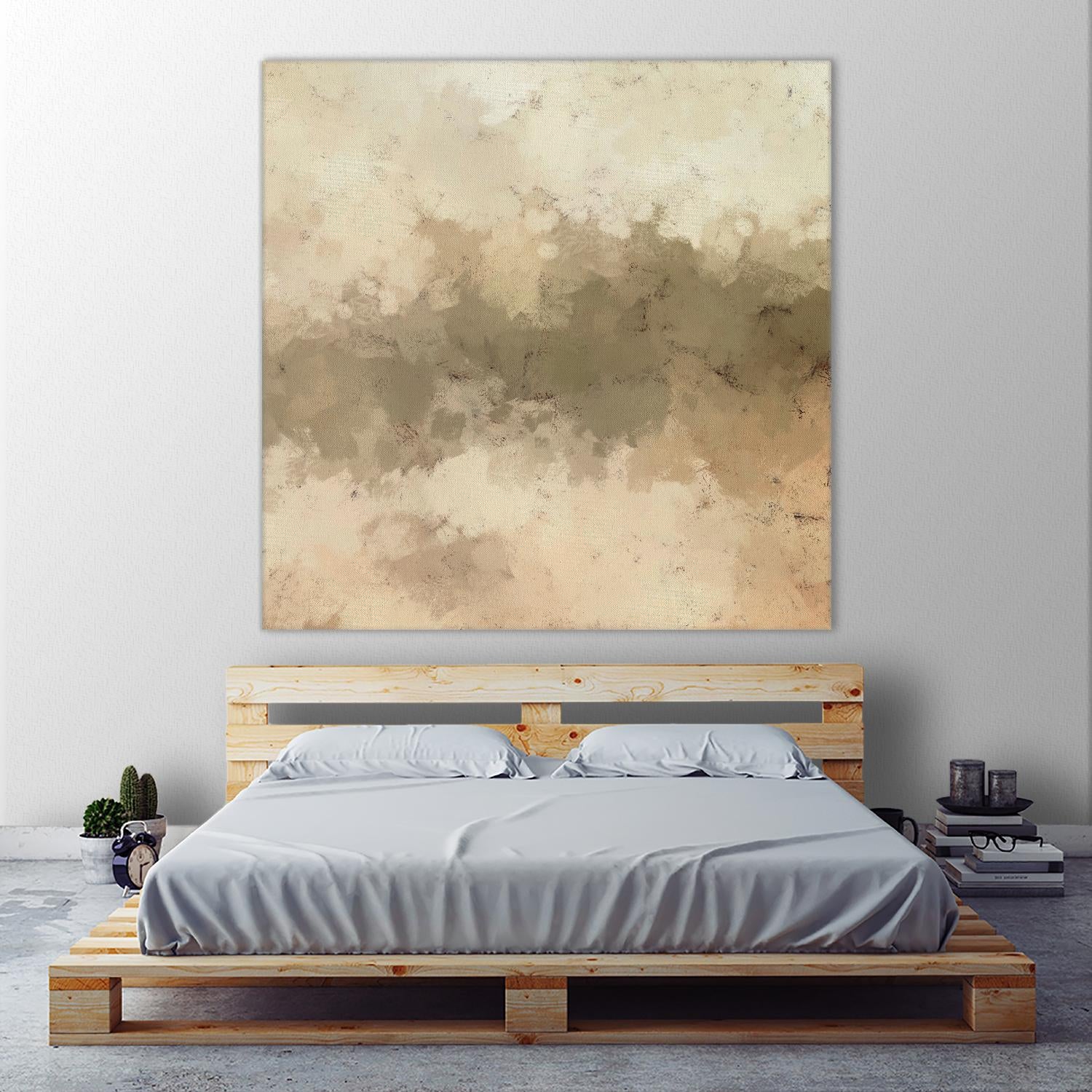 Freeform I by Alonzo Saunders on GIANT ART - beige abstract abstract